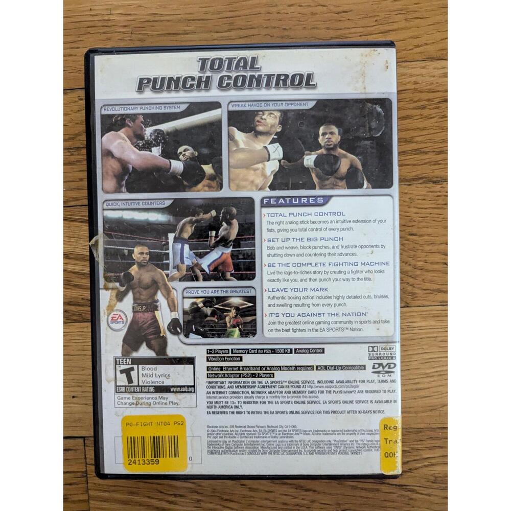 EA Sports Games PS2 NBA 2K7 Fight Night 2004 NHL 2008 NHL 2K3 CIB Playstation 2 - Picture 5 of 11